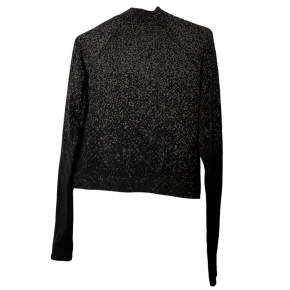 Lululemon Rest Less Cropped 1/2 Zip black tag size is missing is like small - Picture 8 of 12